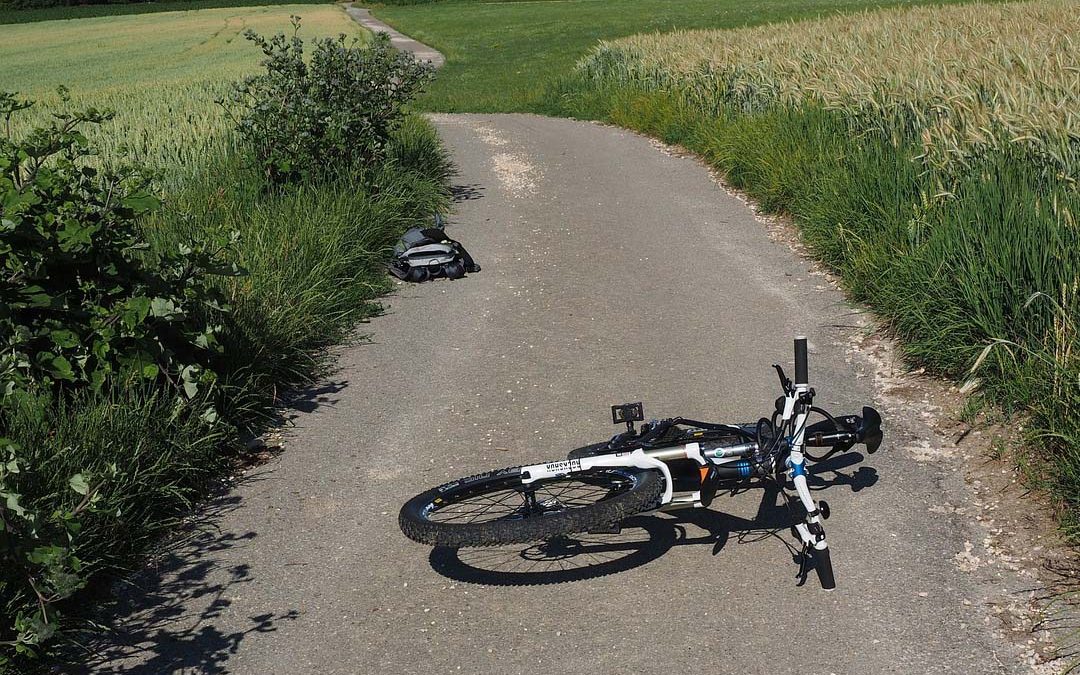 ¿Qué hacer en caso de un accidente de tráfico en bicicleta?